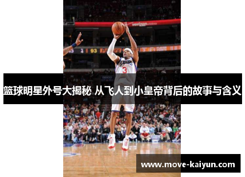 篮球明星外号大揭秘 从飞人到小皇帝背后的故事与含义